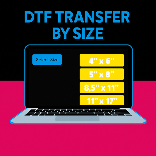DTF Transfer By Size