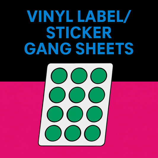 Vinyl Label/sticker gang sheets Builder